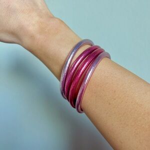 BuDhaGirl Carousel Pink All Weather Bangles Size Medium 💕